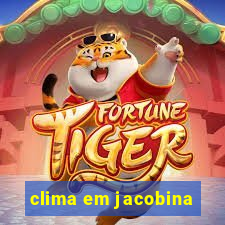 clima em jacobina